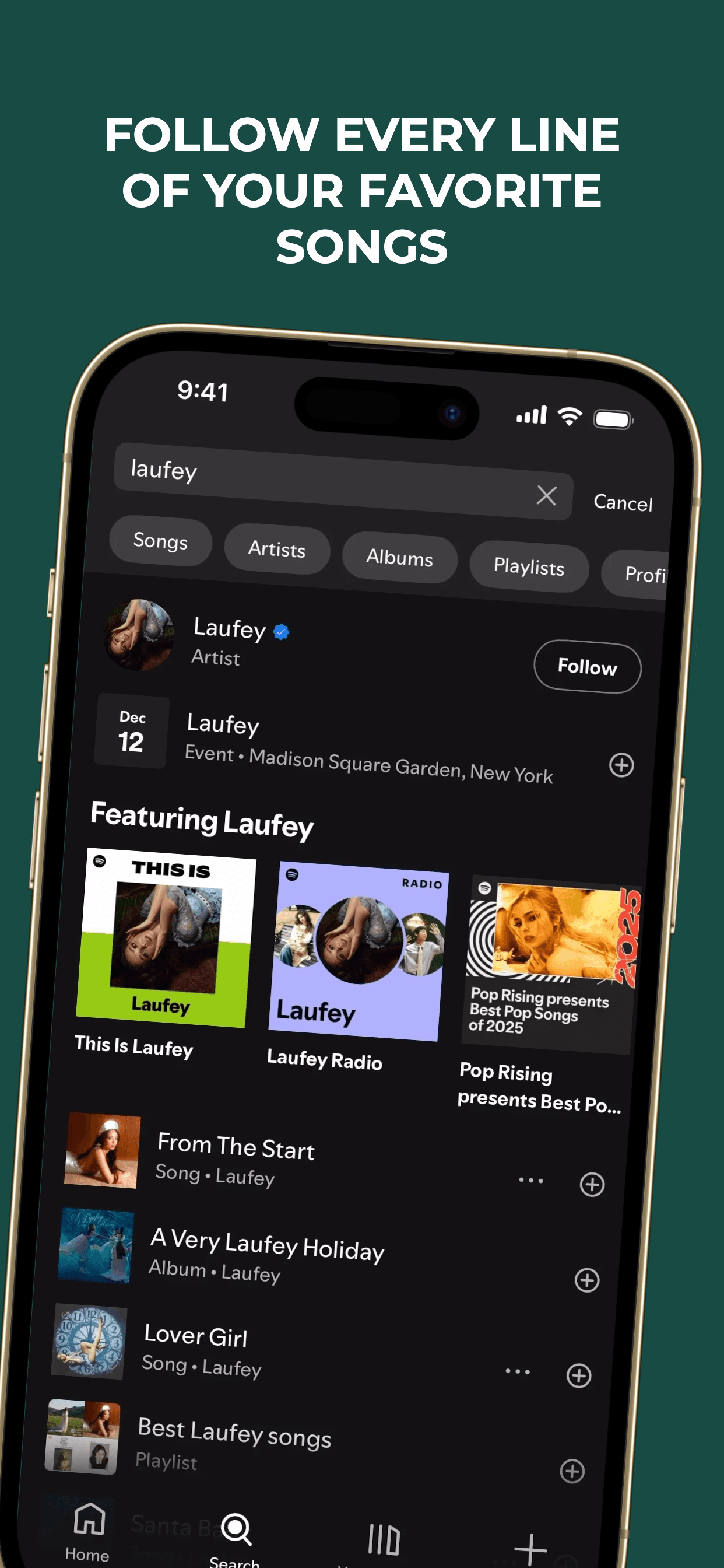 Spotify screenshot 3